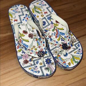 Tory Burch Multicolor Floral Sandals
